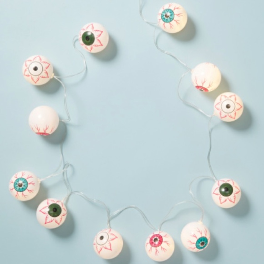 Martha Stewart 6 ft. LED Eyeball Garland Only